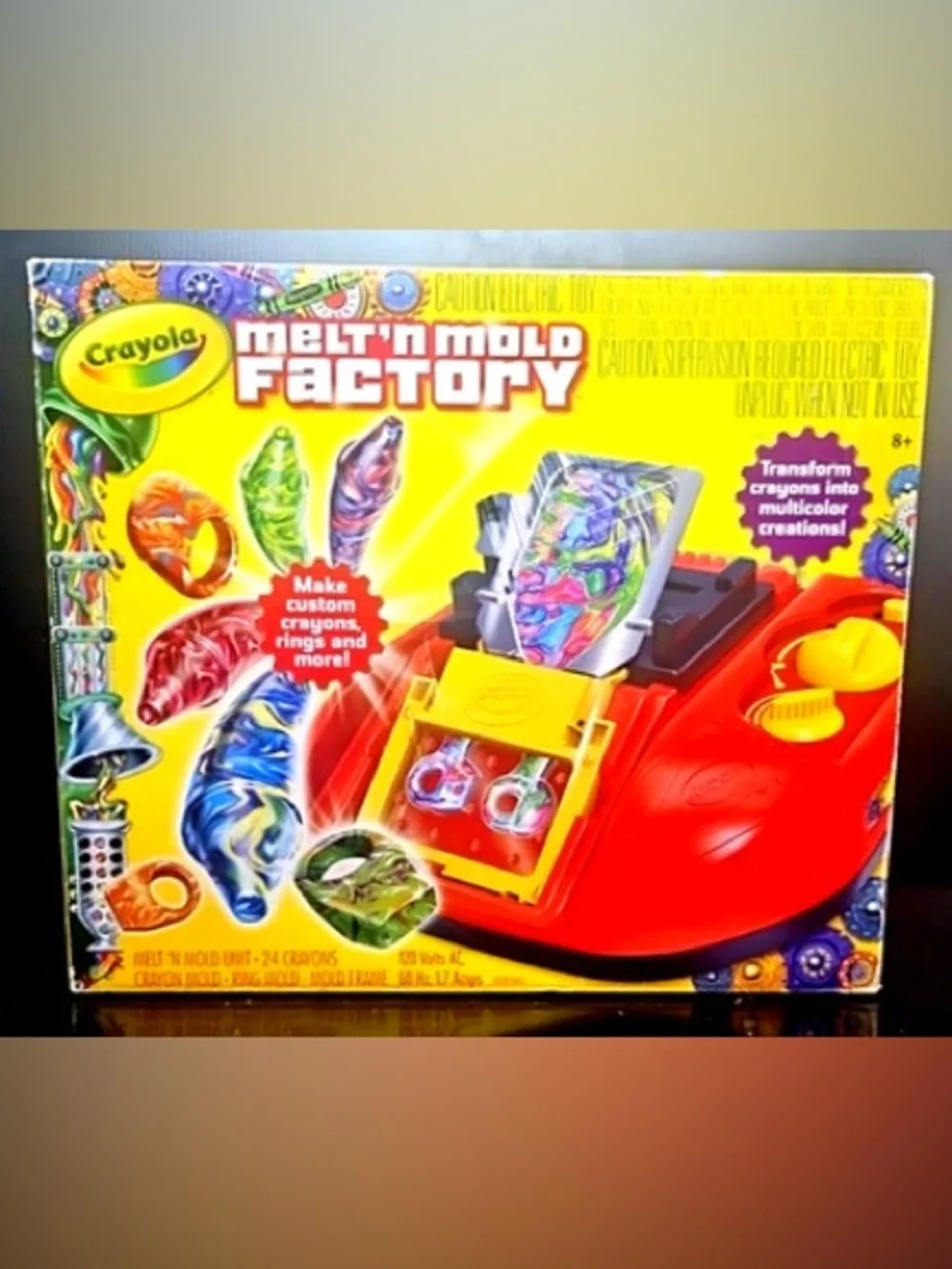 Crayola Melt 'n Mold Factory Kit - Yellow, Red, Blue, Green, Purple